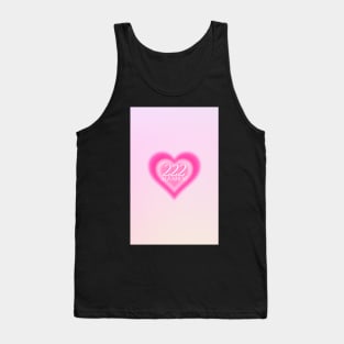 Angel Number 222 Heart Aura Tank Top